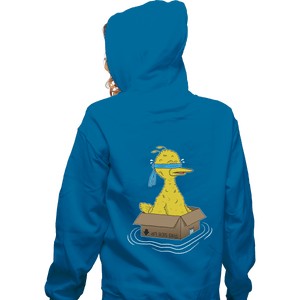 Shirts Zippered Hoodies, Unisex / Small / Royal Blue Big Bird Box