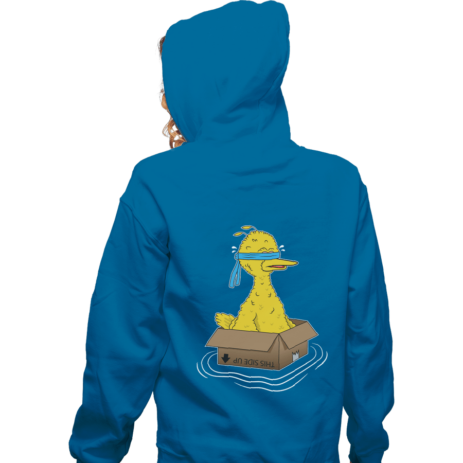 Shirts Zippered Hoodies, Unisex / Small / Royal Blue Big Bird Box