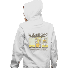 Load image into Gallery viewer, Shirts Zippered Hoodies, Unisex / Small / White Festivus

