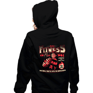 Daily_Deal_Shirts Zippered Hoodies, Unisex / Small / Black Freddy's Fitness