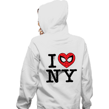 Load image into Gallery viewer, Daily_Deal_Shirts Zippered Hoodies, Unisex / Small / White I Spider NY
