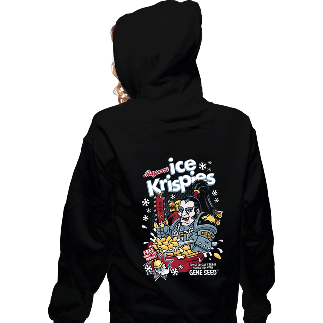 Secret_Shirts Zippered Hoodies, Unisex / Small / Black Ragnar's Ice Krispies