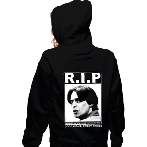 Secret_Shirts Zippered Hoodies, Unisex / Small / Black RIP Donnie