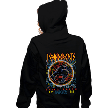 Load image into Gallery viewer, Secret_Shirts Zippered Hoodies, Unisex / Small / Black Thundercats Tour
