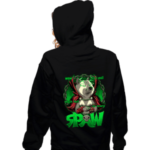 Daily_Deal_Shirts Zippered Hoodies, Unisex / Small / Black Spaw