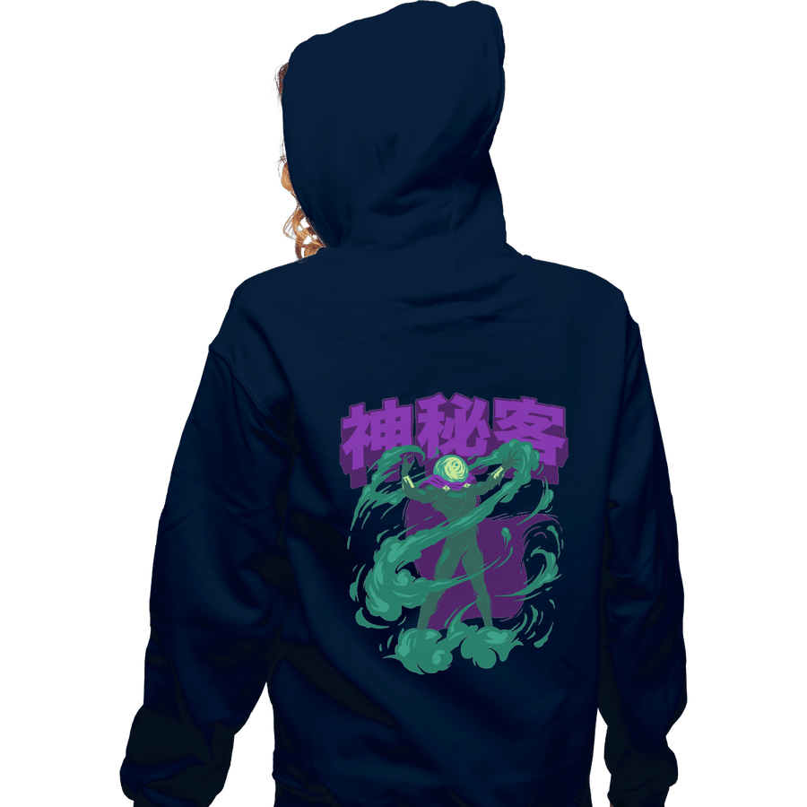Shirts Zippered Hoodies, Unisex / Small / Navy Mysterio