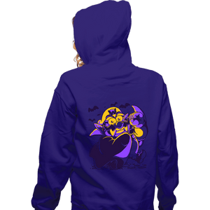 Daily_Deal_Shirts Zippered Hoodies, Unisex / Small / Violet VampWAH!