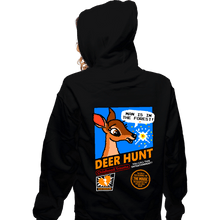 Load image into Gallery viewer, Daily_Deal_Shirts Zippered Hoodies, Unisex / Small / Black Deer Hunt
