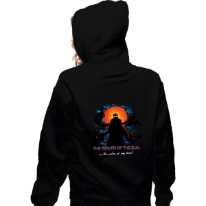 Shirts Zippered Hoodies, Unisex / Small / Black The Power Of The Sun