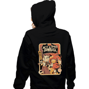 Shirts Zippered Hoodies, Unisex / Small / Black Meowkuza