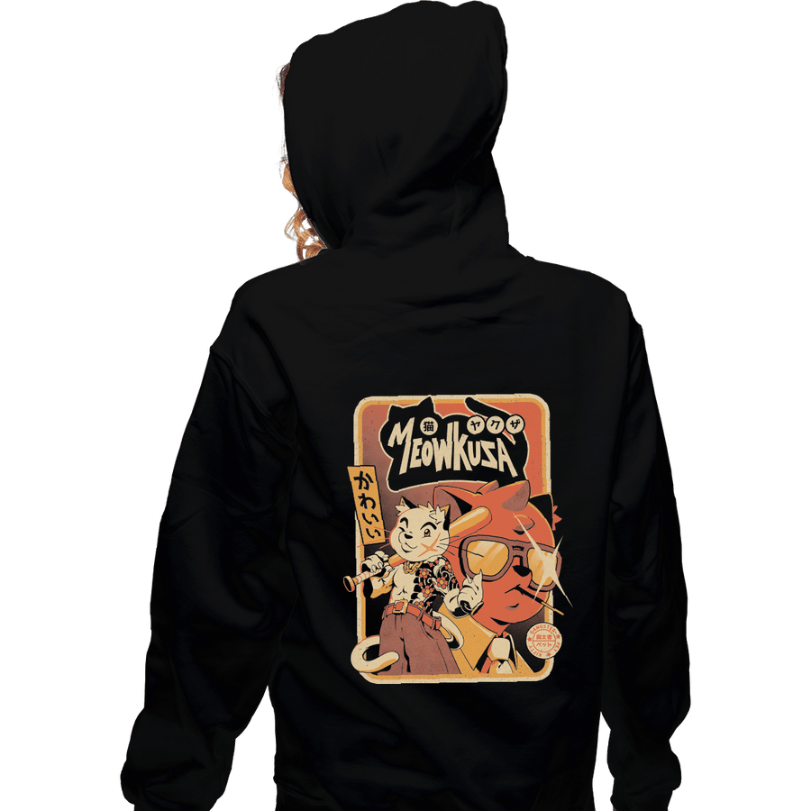 Shirts Zippered Hoodies, Unisex / Small / Black Meowkuza