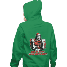 Load image into Gallery viewer, Shirts Pullover Hoodies, Unisex / Small / Irish Green Why Santa Why
