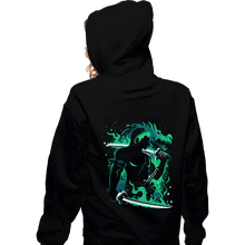 Load image into Gallery viewer, Daily_Deal_Shirts Zippered Hoodies, Unisex / Small / Black Pirate-Hunter
