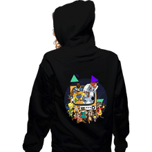 Load image into Gallery viewer, Daily_Deal_Shirts Zippered Hoodies, Unisex / Small / Black Saturday Morning Mania
