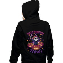 Load image into Gallery viewer, Daily_Deal_Shirts Zippered Hoodies, Unisex / Small / Black Halloween Time!
