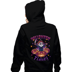 Daily_Deal_Shirts Zippered Hoodies, Unisex / Small / Black Halloween Time!