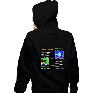 Daily_Deal_Shirts Zippered Hoodies, Unisex / Small / Black Jason Punch-Out