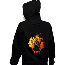 Load image into Gallery viewer, Shirts Zippered Hoodies, Unisex / Small / Black Soul Of The Golden Hunter
