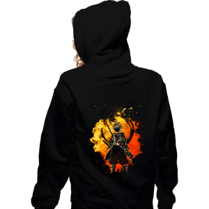 Shirts Zippered Hoodies, Unisex / Small / Black Soul Of The Golden Hunter