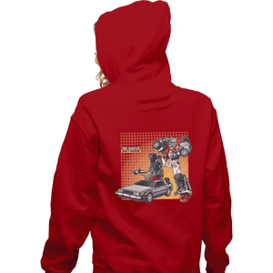 Shirts Zippered Hoodies, Unisex / Small / Red Marty McPrime