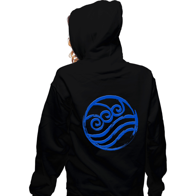 Shirts Zippered Hoodies, Unisex / Small / Black Water