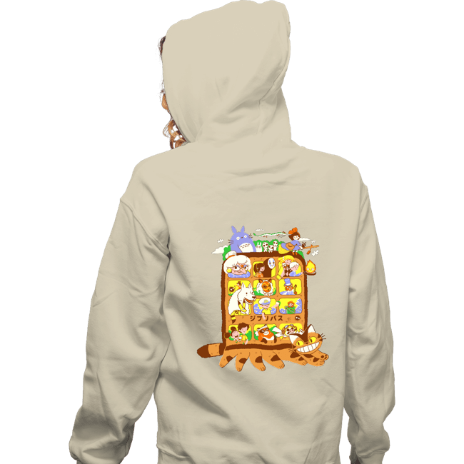 Secret_Shirts Zippered Hoodies, Unisex / Small / White Anime Bus!