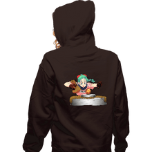 Load image into Gallery viewer, Shirts Zippered Hoodies, Unisex / Small / Dark Chocolate Indiana Bulma
