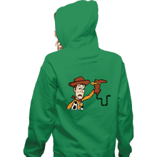 Load image into Gallery viewer, Secret_Shirts Zippered Hoodies, Unisex / Small / Irish Green Snake In My Boot

