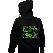 Load image into Gallery viewer, Daily_Deal_Shirts Zippered Hoodies, Unisex / Small / Black Down In The Delta
