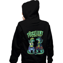 Load image into Gallery viewer, Daily_Deal_Shirts Zippered Hoodies, Unisex / Small / Black T-Rexcellent
