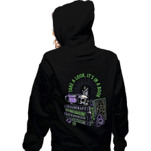 Load image into Gallery viewer, Secret_Shirts Zippered Hoodies, Unisex / Small / Black Dark Books

