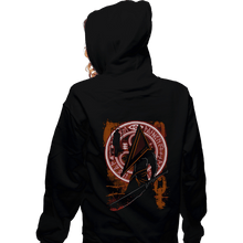 Load image into Gallery viewer, Secret_Shirts Zippered Hoodies, Unisex / Small / Black Silent Executioner
