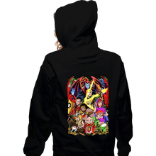 Load image into Gallery viewer, Shirts Zippered Hoodies, Unisex / Small / Black D&amp;D Fighter
