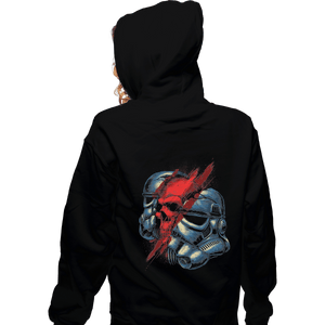 Shirts Zippered Hoodies, Unisex / Small / Black Red Storm