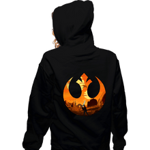 Load image into Gallery viewer, Daily_Deal_Shirts Zippered Hoodies, Unisex / Small / Black Rising Star
