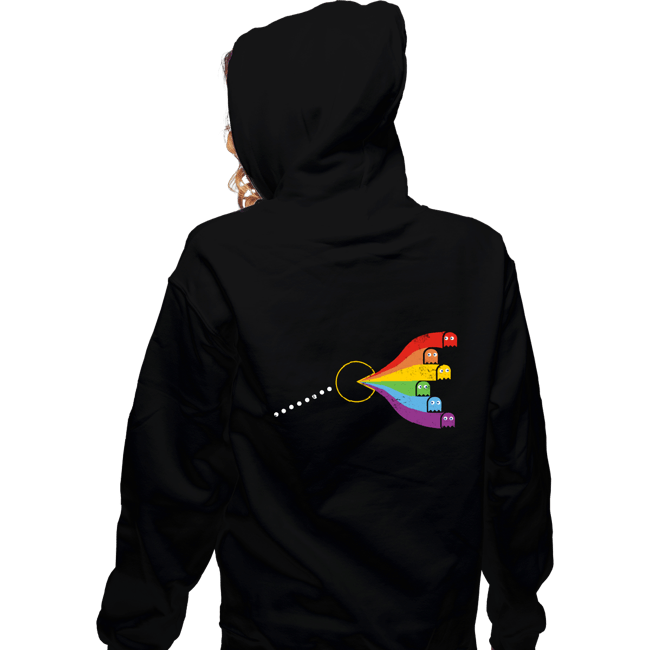 Daily_Deal_Shirts Zippered Hoodies, Unisex / Small / Black The Dark Side Of The Maze
