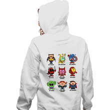 Load image into Gallery viewer, Secret_Shirts Zippered Hoodies, Unisex / Small / White Marvels
