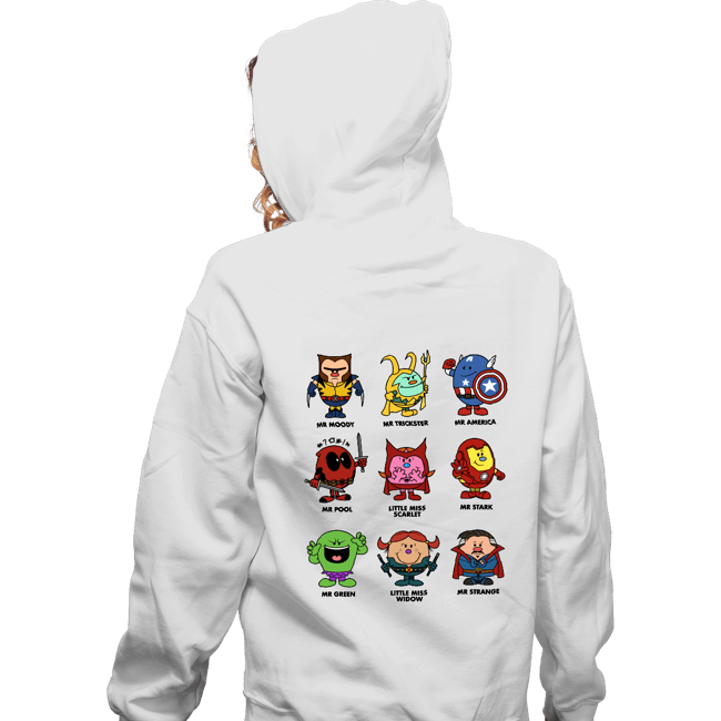 Secret_Shirts Zippered Hoodies, Unisex / Small / White Marvels