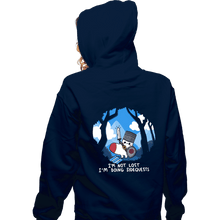 Load image into Gallery viewer, Daily_Deal_Shirts Zippered Hoodies, Unisex / Small / Navy Sock Sidequest
