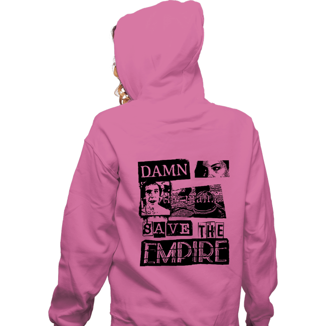Daily_Deal_Shirts Zippered Hoodies, Unisex / Small / Red Save Empire Records