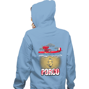 Daily_Deal_Shirts Zippered Hoodies, Unisex / Small / Royal Blue Porco