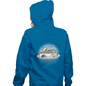 Shirts Zippered Hoodies, Unisex / Small / Royal Blue Kame Dinner