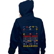 Load image into Gallery viewer, Shirts Zippered Hoodies, Unisex / Small / Navy A Very Gamer Christmas
