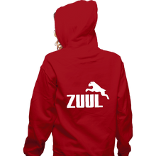 Load image into Gallery viewer, Shirts Zippered Hoodies, Unisex / Small / Red Zuul Athletics
