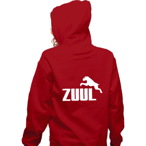 Shirts Zippered Hoodies, Unisex / Small / Red Zuul Athletics