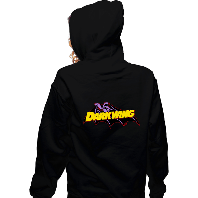 Daily_Deal_Shirts Zippered Hoodies, Unisex / Small / Black Darkwing Bat