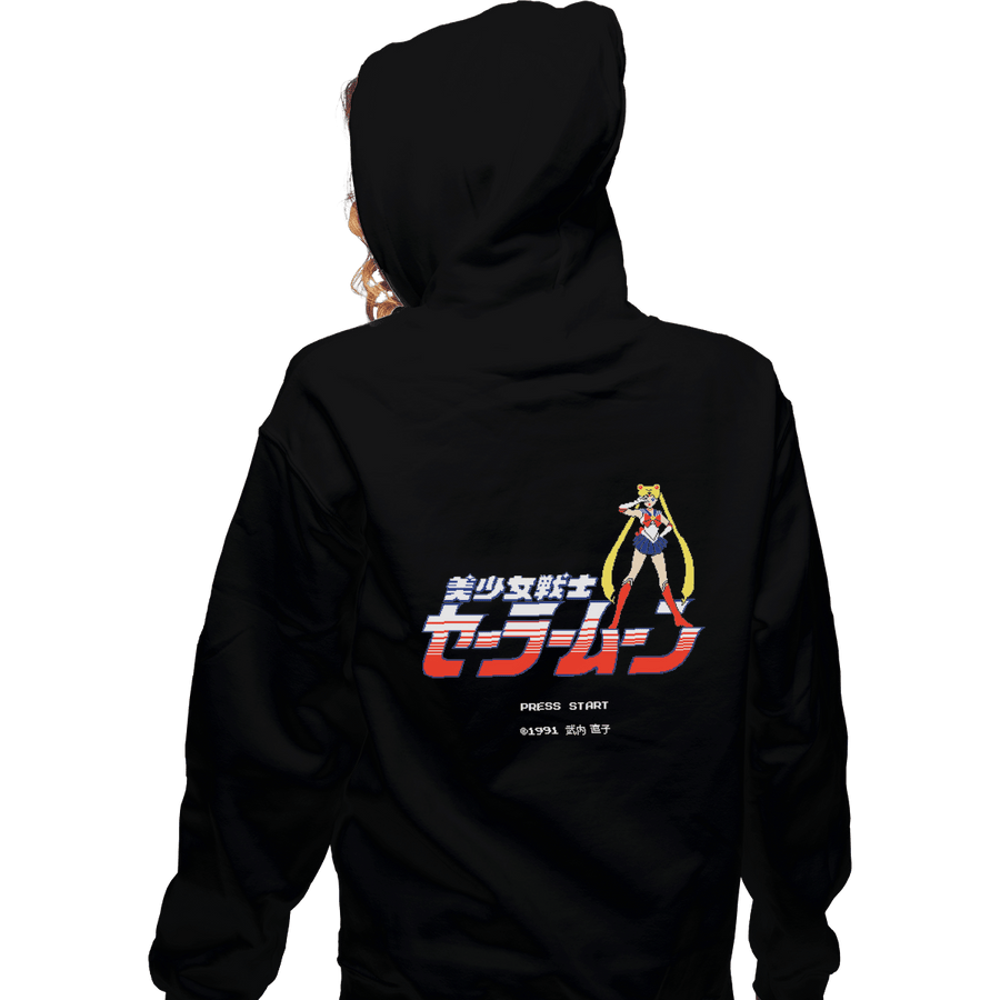 Shirts Zippered Hoodies, Unisex / Small / Black Sailor Pixels