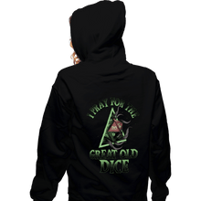 Load image into Gallery viewer, Secret_Shirts Zippered Hoodies, Unisex / Small / Black The Great Old Dice
