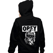 Load image into Gallery viewer, Shirts Zippered Hoodies, Unisex / Small / Black They Obey
