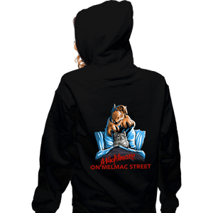 Daily_Deal_Shirts Zippered Hoodies, Unisex / Small / Black A Nightmare On Melmac Street